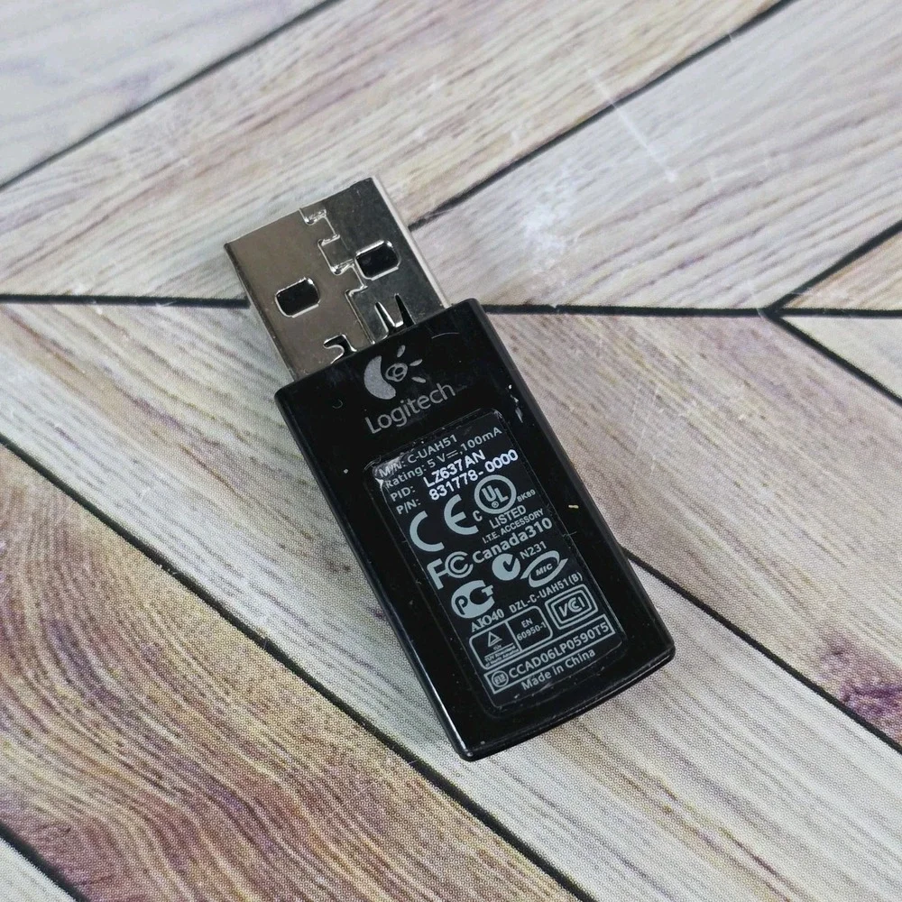 Logitech LZ637 AN Wireless Receiver Mouse Keyboard USB Dongle ONLY 2.4Ghz